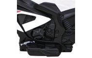 Motor BMW HP4 na akumulator dla dzieci Biały + 3 Koła + LED + MP3 USB + Ekoskóra