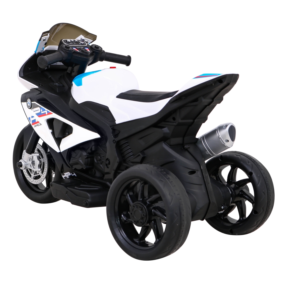 Elektrinis motociklas BMW HP4, White-Elektromobiliai vaikams, Motociklai-e-vaikas