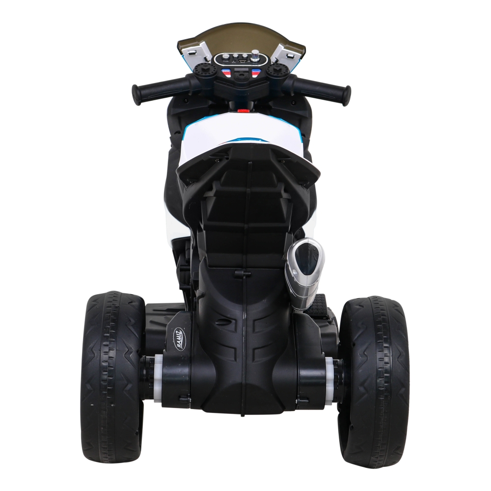 Elektrinis motociklas BMW HP4, White-Elektromobiliai vaikams, Motociklai-e-vaikas