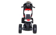 Motor BMW HP4 na akumulator dla dzieci Czerwony + 3 Koła + LED + MP3 USB + Ekoskóra