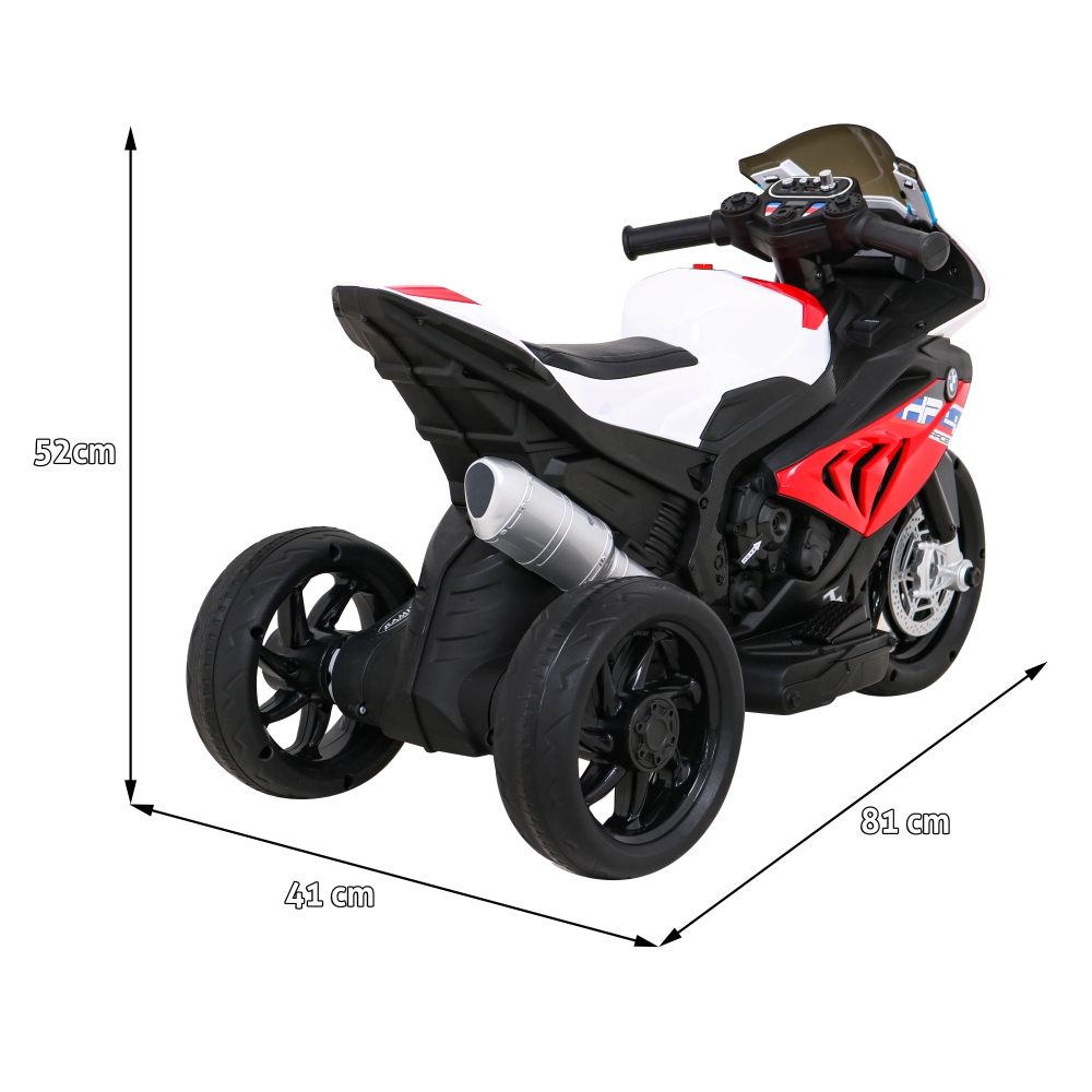 Elektrinis motociklas BMW HP4, Red-Elektromobiliai vaikams, Motociklai-e-vaikas