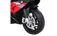 Motor BMW HP4 na akumulator dla dzieci Czerwony + 3 Koła + LED + MP3 USB + Ekoskóra