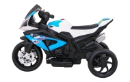 Motor BMW HP4 na akumulator dla dzieci Niebieski + 3 Koła + LED + MP3 USB + Ekoskóra