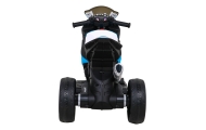 Motor BMW HP4 na akumulator dla dzieci Niebieski + 3 Koła + LED + MP3 USB + Ekoskóra