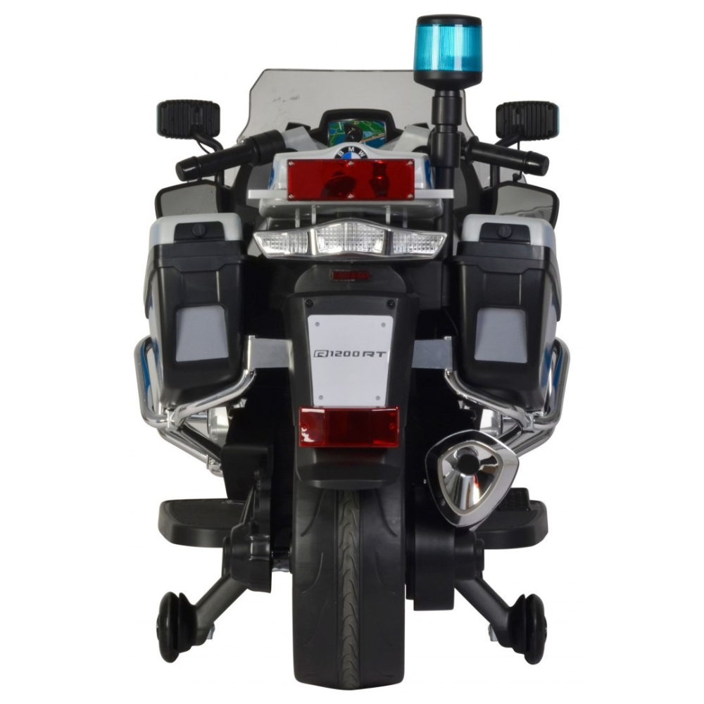 Elektrinis motociklas BMW R1200RT Policija, Silver-Elektromobiliai vaikams, Motociklai-e-vaikas