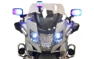 BMW R1200RT Policja Motor elektryczny dla dzieci + Kółka pomocnicze + Dźwięki + LED + EVA + Wolny Start