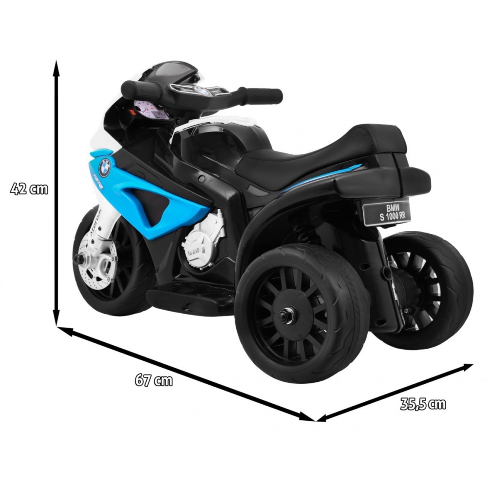 Elektrinis motociklas BMW S1000 RR Mini, Blue-Elektromobiliai vaikams, Motociklai-e-vaikas