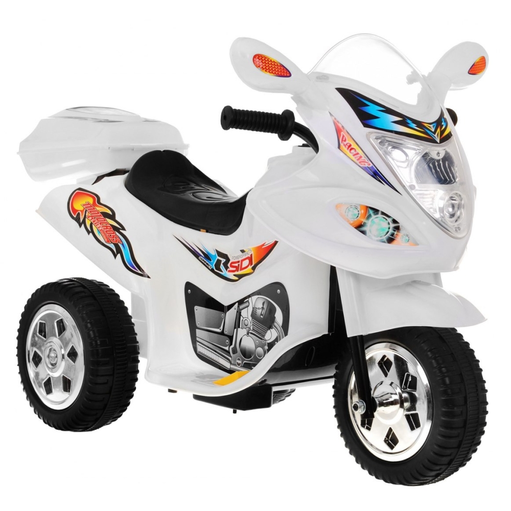 Elektrinis motociklas BJX-088, White-Elektromobiliai vaikams, Motociklai-e-vaikas