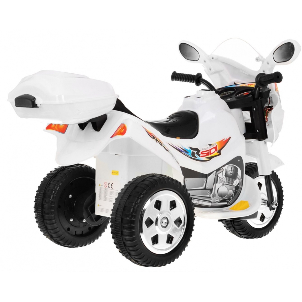 Elektrinis motociklas BJX-088, White-Elektromobiliai vaikams, Motociklai-e-vaikas