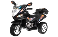 Motorek Trójkołowy BJX-088 elektryczny dla najmłodszych Czarny + Dźwięki + Światła