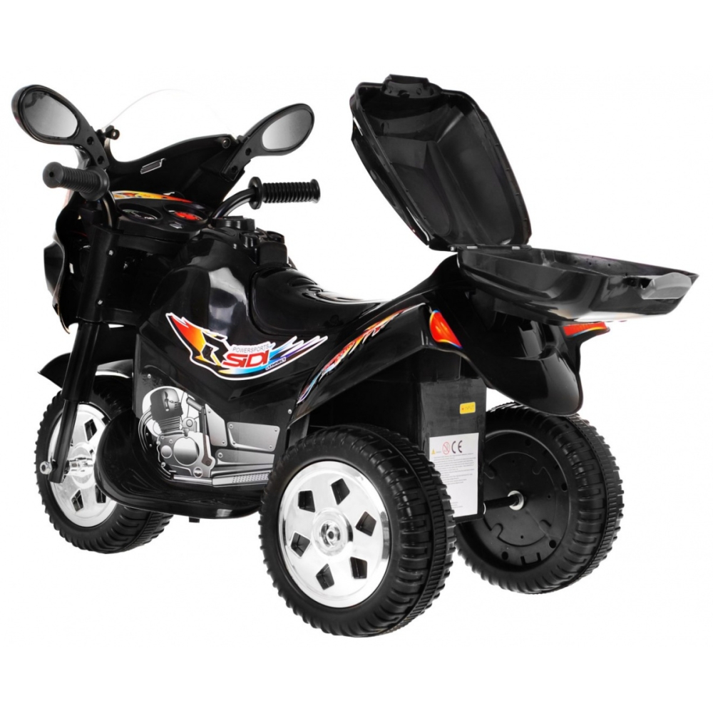 Elektrinis motociklas BJX-088, Black-Elektromobiliai vaikams, Motociklai-e-vaikas