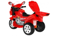 Motorek Trójkołowy BJX-088 elektryczny dla najmłodszych Czerwony + Dźwięki + Światła