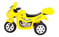 Motorek Trójkołowy BJX-088 elektryczny dla najmłodszych Żółty + Dźwięki + Światła