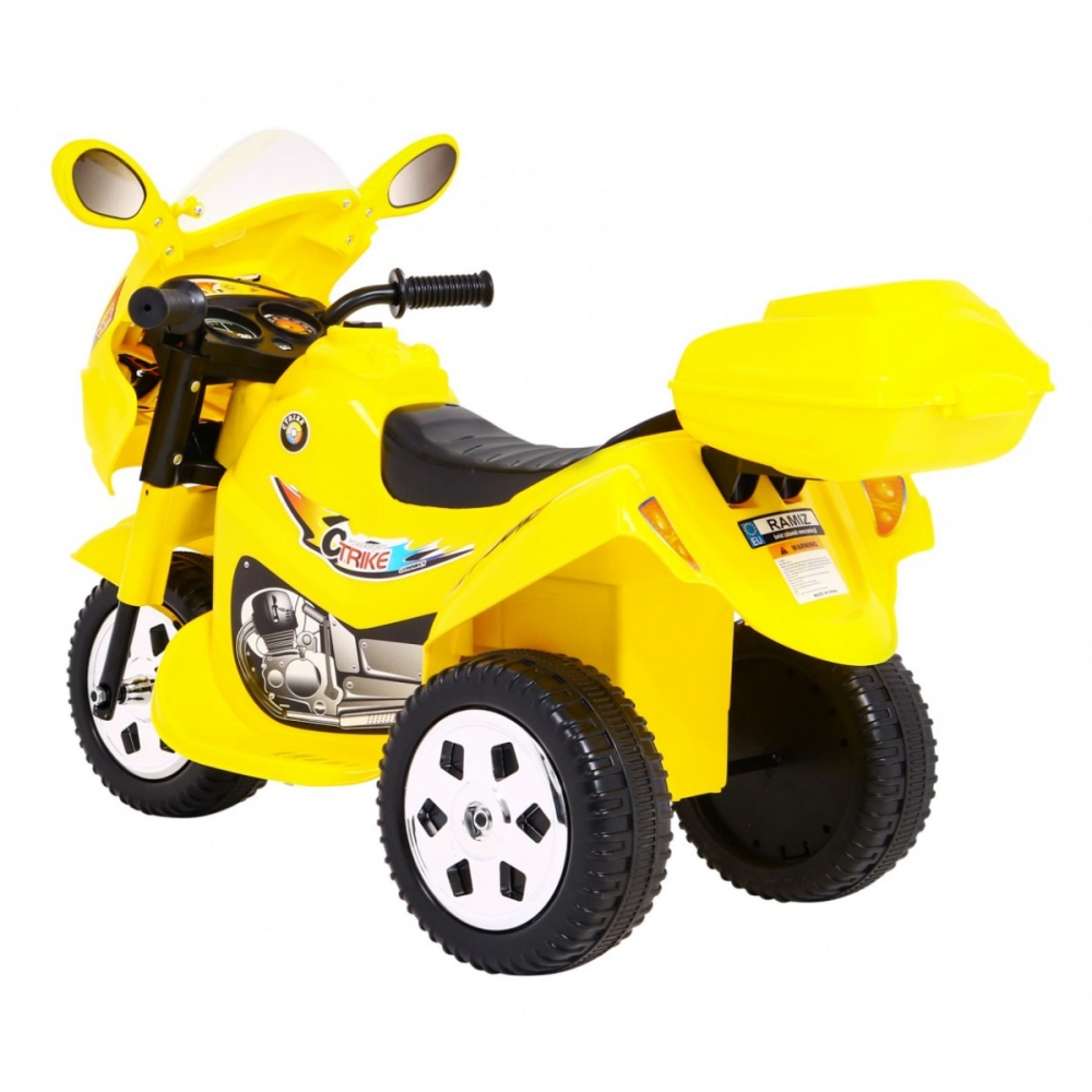 Elektrinis motociklas BJX-088, Yellow-Elektromobiliai vaikams, Motociklai-e-vaikas