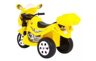 Motorek Trójkołowy BJX-088 elektryczny dla najmłodszych Żółty + Dźwięki + Światła
