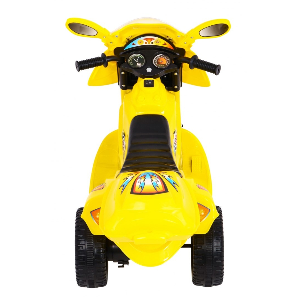 Elektrinis motociklas BJX-088, Yellow-Elektromobiliai vaikams, Motociklai-e-vaikas