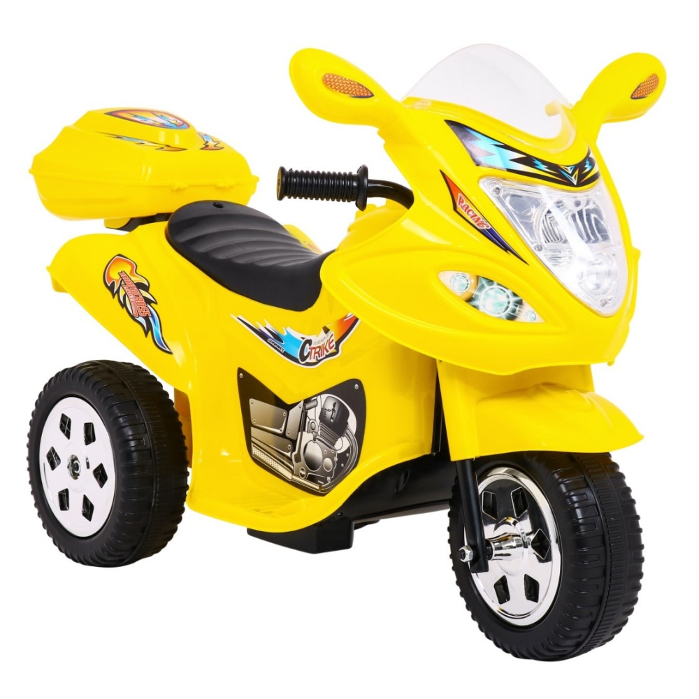 Elektrinis motociklas BJX-088, Yellow-Elektromobiliai vaikams, Motociklai-e-vaikas