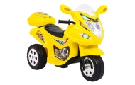 Motorek Trójkołowy BJX-088 elektryczny dla najmłodszych Żółty + Dźwięki + Światła