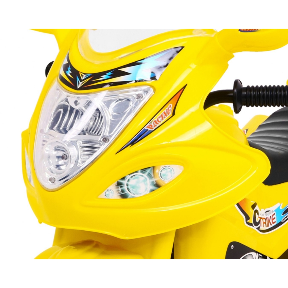 Elektrinis motociklas BJX-088, Yellow-Elektromobiliai vaikams, Motociklai-e-vaikas