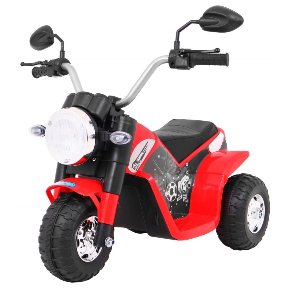 Elektrinis motociklas MiniBike, Red-Elektromobiliai vaikams, Motociklai-e-vaikas