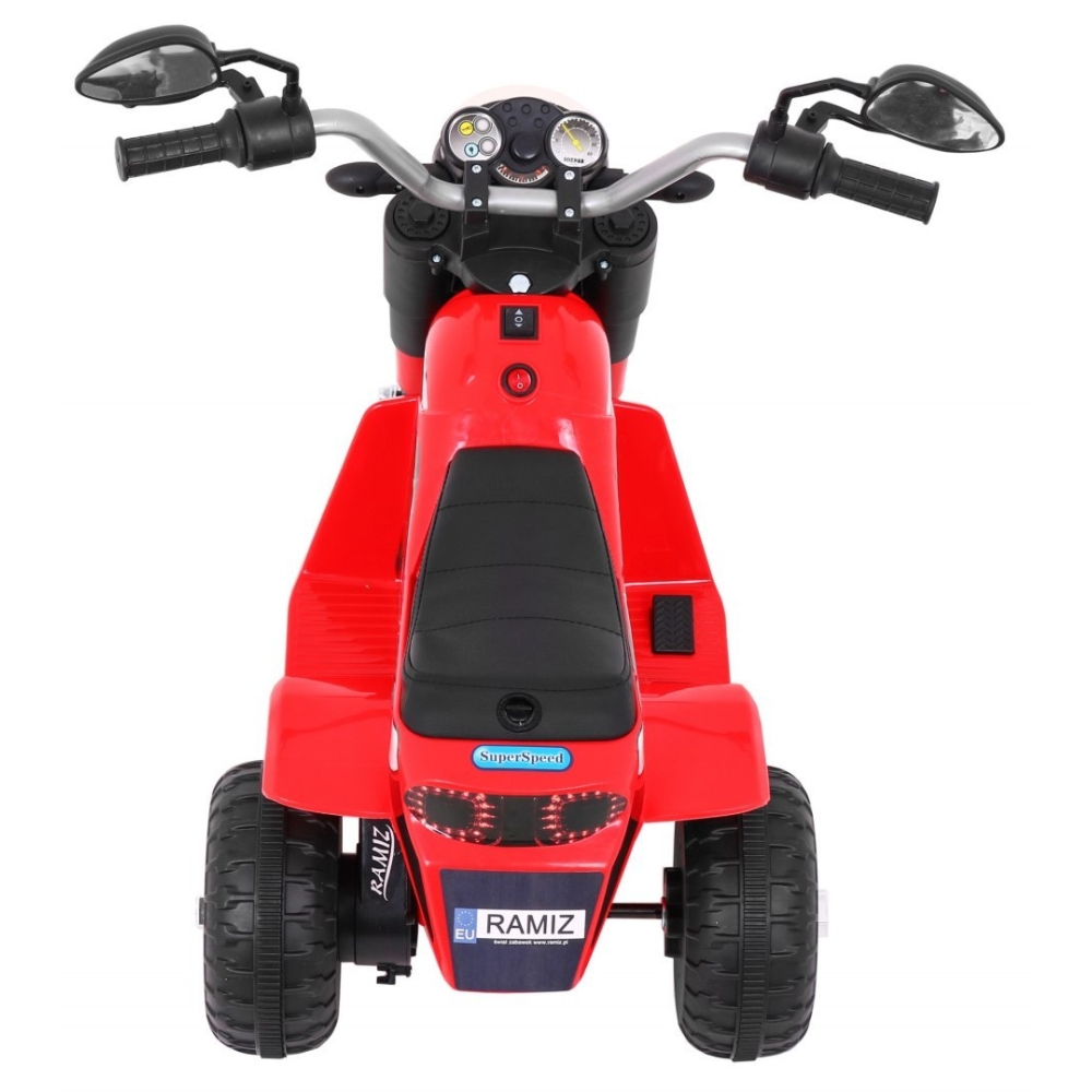 Elektrinis motociklas MiniBike, Red-Elektromobiliai vaikams, Motociklai-e-vaikas