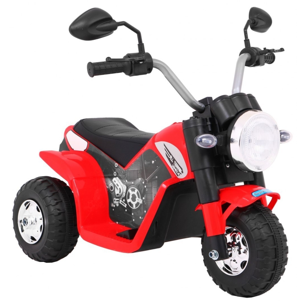 Elektrinis motociklas MiniBike, Red-Elektromobiliai vaikams, Motociklai-e-vaikas