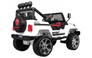 Elektromobilis Raptor Drifter 4x4, White-Elektromobiliai vaikams, Visureigiai-e-vaikas