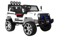 Elektromobilis Raptor Drifter 4x4, White-Elektromobiliai vaikams, Visureigiai-e-vaikas