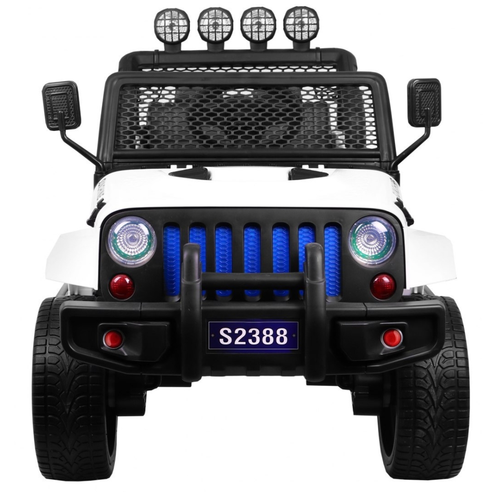 Elektromobilis Raptor Drifter 4x4, White-Elektromobiliai vaikams, Visureigiai-e-vaikas