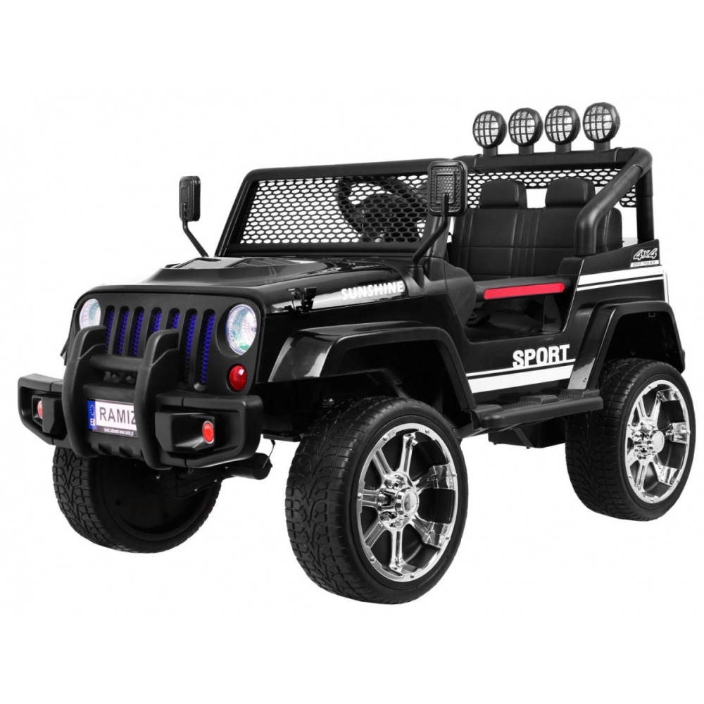Elektromobilis Raptor Drifter 4x4, Black-Elektromobiliai vaikams, Visureigiai-e-vaikas