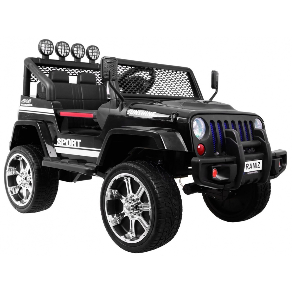 Elektromobilis Raptor Drifter 4x4, Black-Elektromobiliai vaikams, Visureigiai-e-vaikas