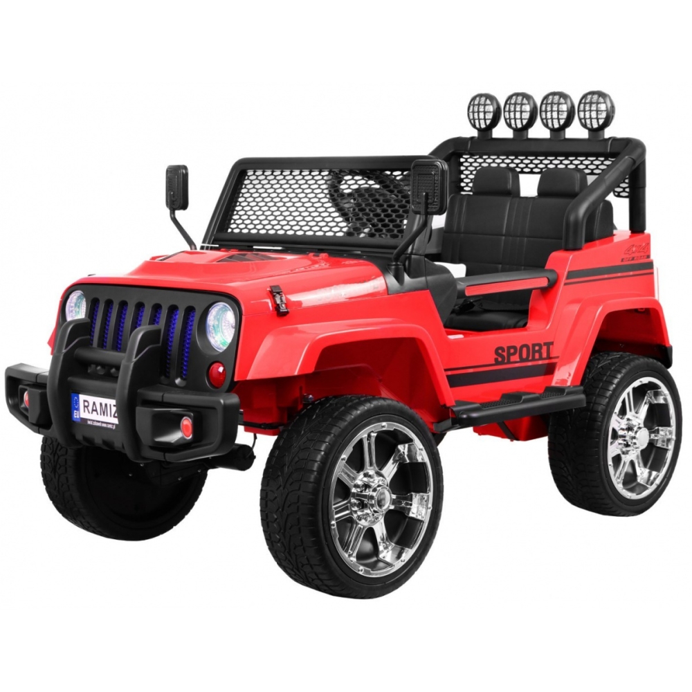 Elektromobilis Raptor Drifter 4x4, Red-Elektromobiliai vaikams, Visureigiai-e-vaikas