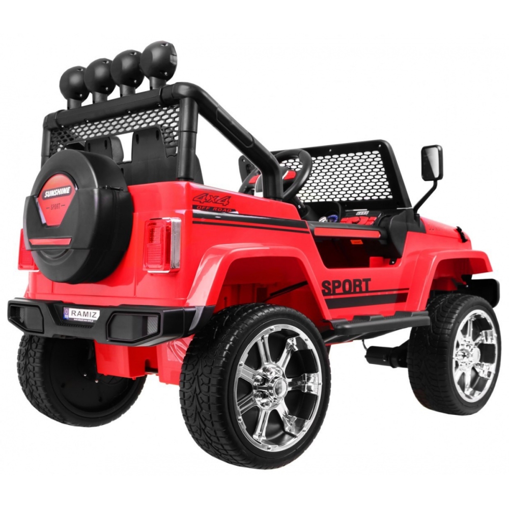 Elektromobilis Raptor Drifter 4x4, Red-Elektromobiliai vaikams, Visureigiai-e-vaikas