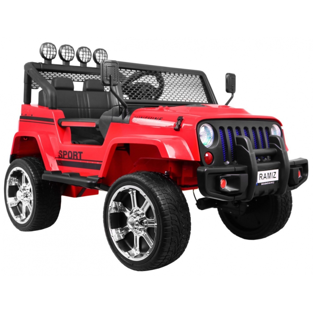 Elektromobilis Raptor Drifter 4x4, Red-Elektromobiliai vaikams, Visureigiai-e-vaikas