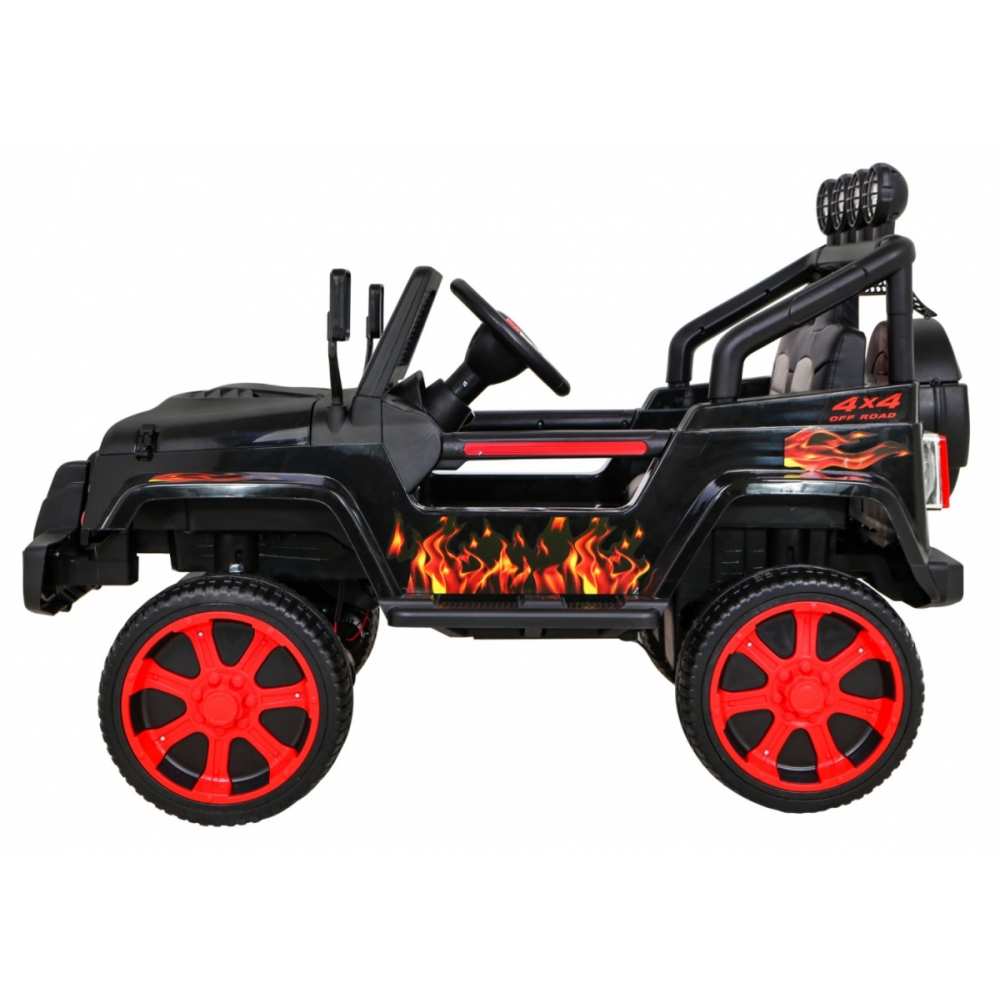 Elektromobilis Raptor Drifter 4x4, Flames-Elektromobiliai vaikams, Visureigiai-e-vaikas