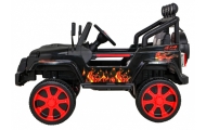Autko terenowe Raptor Drifter Płomienie + Pilot + Napęd 4x4 + Schowek + Wolny Start + MP3 LED