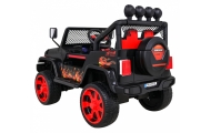 Autko terenowe Raptor Drifter Płomienie + Pilot + Napęd 4x4 + Schowek + Wolny Start + MP3 LED