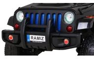 Autko terenowe Raptor Drifter Płomienie + Pilot + Napęd 4x4 + Schowek + Wolny Start + MP3 LED