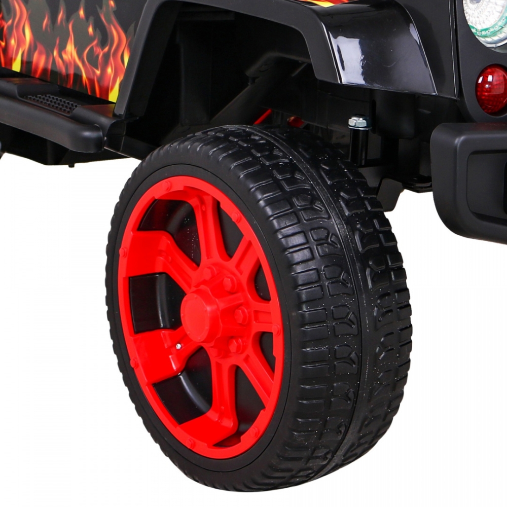 Elektromobilis Raptor Drifter 4x4, Flames-Elektromobiliai vaikams, Visureigiai-e-vaikas