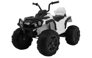 Quad ATV 2.4GHz na akumulator dla dzieci Biały + Pilot + Koła EVA + Radio MP3 + Wolny Start