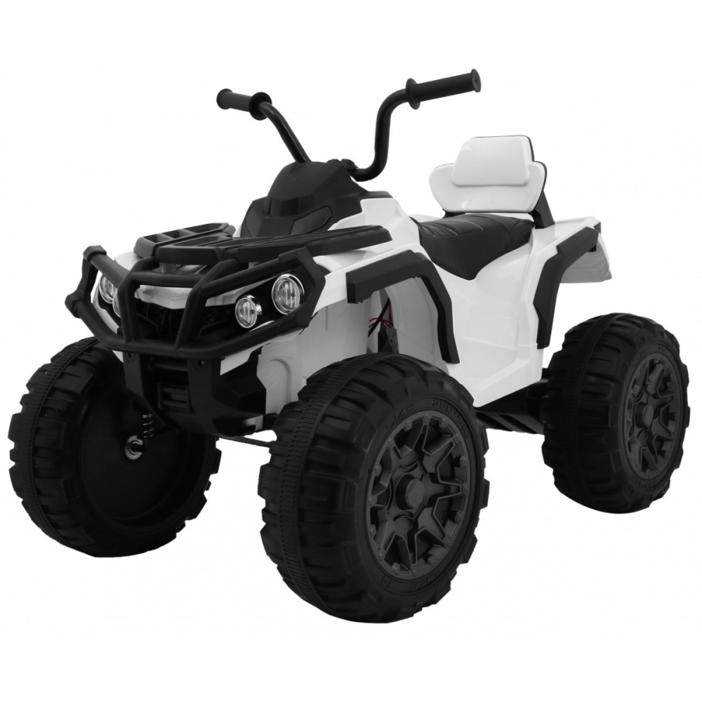 Elektrinis keturratis Quad ATV, baltas-Elektromobiliai vaikams, Keturračiai ir bagiai-e-vaikas