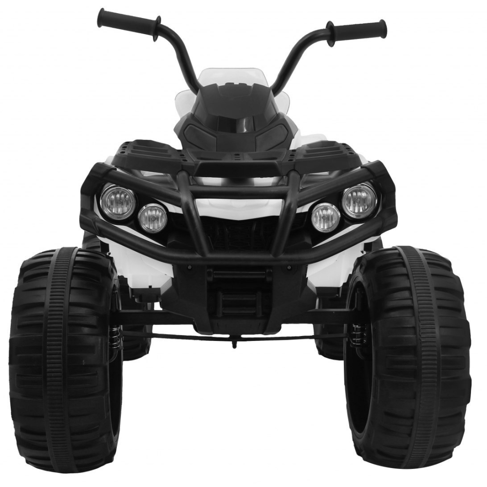 Elektrinis keturratis Quad ATV, baltas-Elektromobiliai vaikams, Keturračiai ir bagiai-e-vaikas