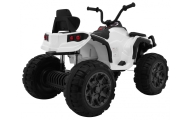 Quad ATV 2.4GHz na akumulator dla dzieci Biały + Pilot + Koła EVA + Radio MP3 + Wolny Start