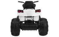 Elektrinis keturratis Quad ATV, baltas-Elektromobiliai vaikams, Keturračiai ir bagiai-e-vaikas