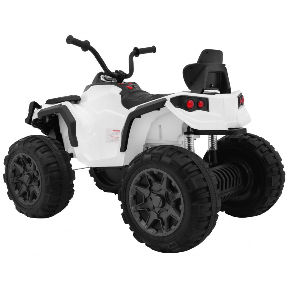 Elektrinis keturratis Quad ATV, baltas-Elektromobiliai vaikams, Keturračiai ir bagiai-e-vaikas