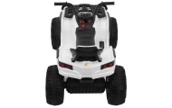 Quad ATV 2.4GHz na akumulator dla dzieci Biały + Pilot + Koła EVA + Radio MP3 + Wolny Start