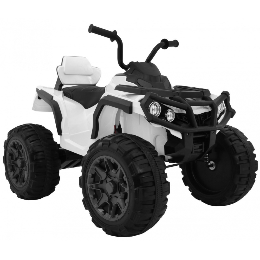 Elektrinis keturratis Quad ATV, baltas-Elektromobiliai vaikams, Keturračiai ir bagiai-e-vaikas