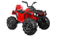 Quad ATV 2.4GHz na akumulator dla dzieci Czerwony + Pilot + Koła EVA + Radio MP3 + Wolny Start