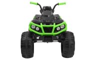 Quad ATV na akumulator dla dzieci Czarno-zielony + Koła EVA + Radio MP3 + LED + Wolny Start