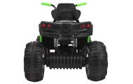 Quad ATV na akumulator dla dzieci Czarno-zielony + Koła EVA + Radio MP3 + LED + Wolny Start